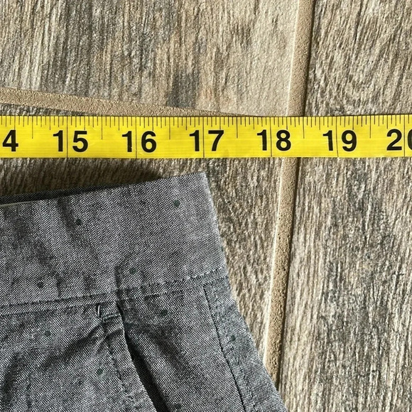 J. Crew Factory Gramercy 9” shorts Gray Chambray 46251 Men’s Size 34 Flat front - Picture 5 of 10